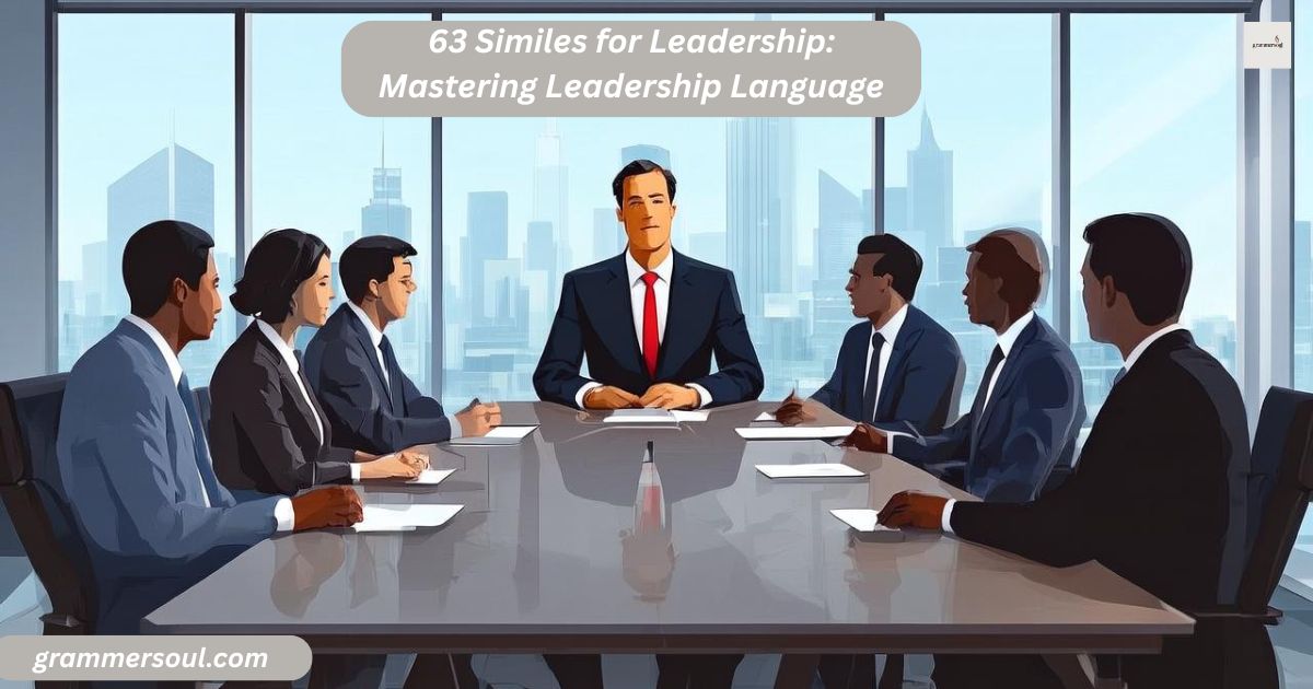 63 Similes for Leadership: Mastering Leadership Language