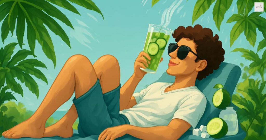 As cool as a cucumber