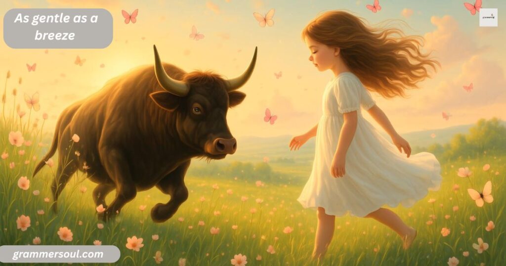  As gentle as a breeze