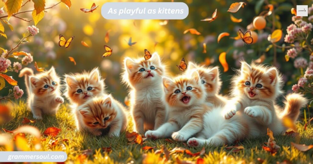 As playful as kittens