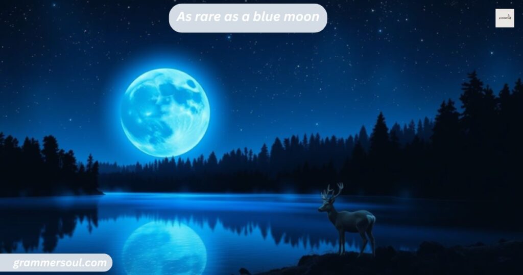 As rare as a blue moon