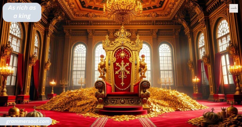 As rich as a king