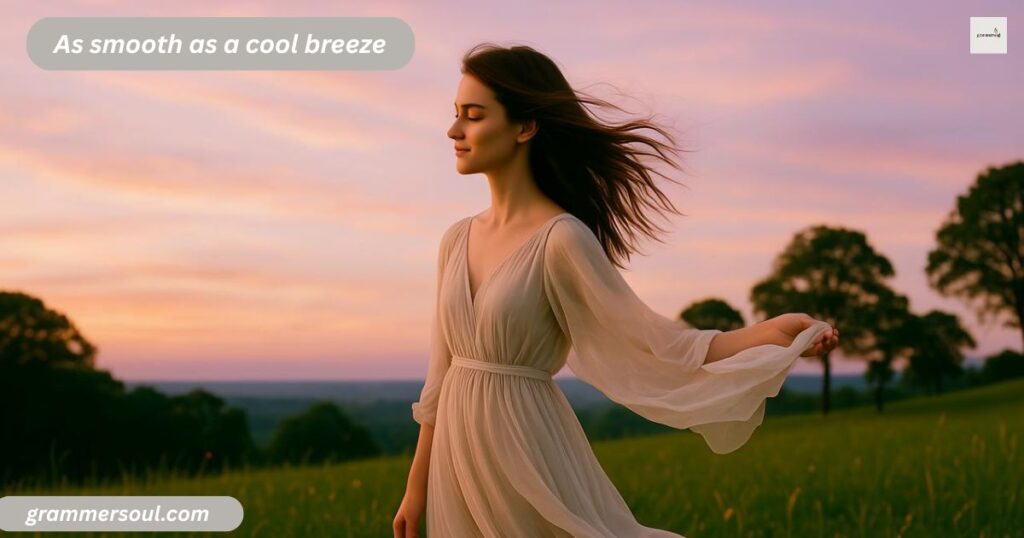 As smooth as a cool breeze