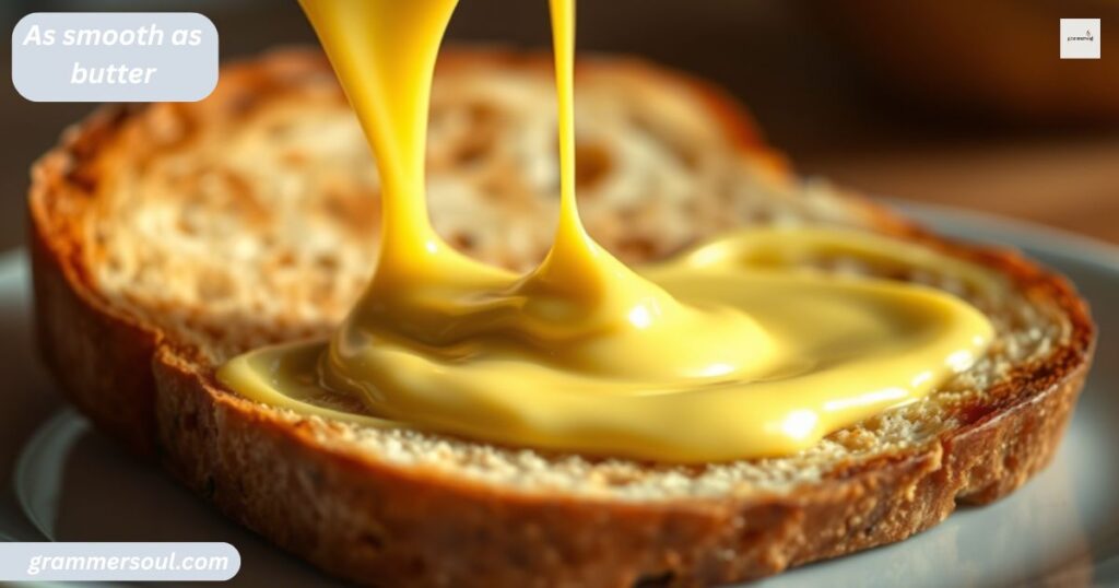 As smooth as butter