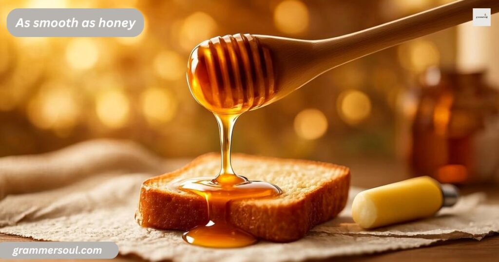  As smooth as honey