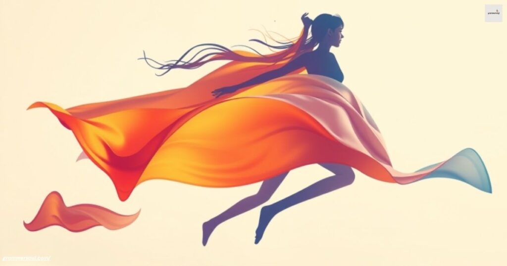 As wavy as a flag in the wind