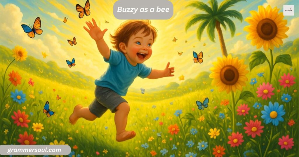 Buzzy as a bee
