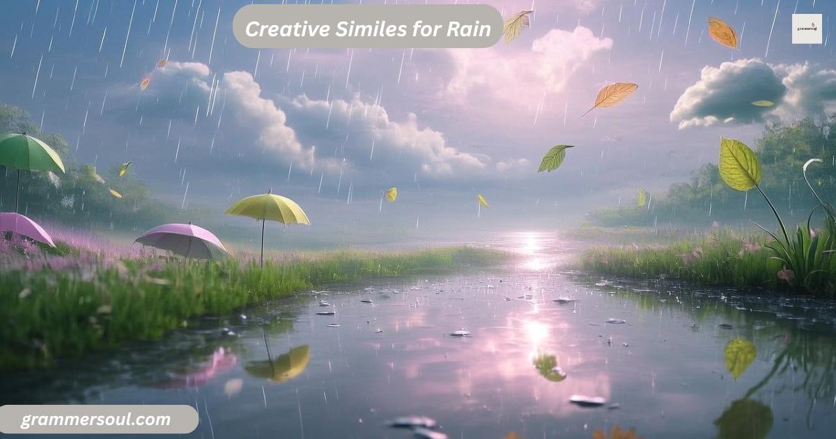 Creative Similes for Rain