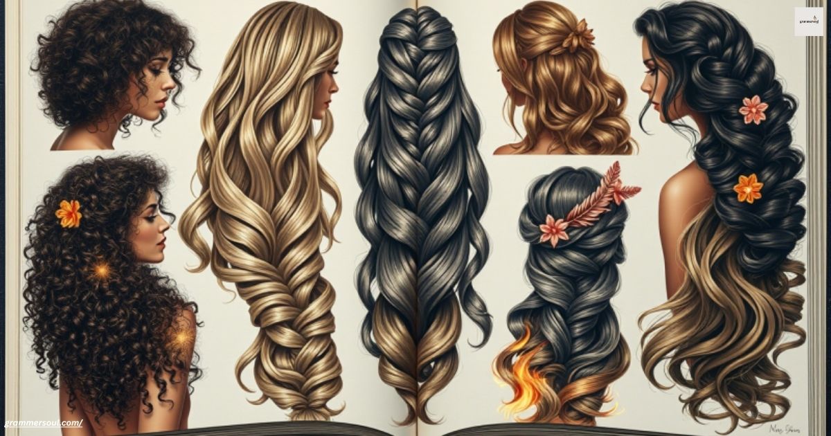 Dazzling Similes for Hair: Locks of Language