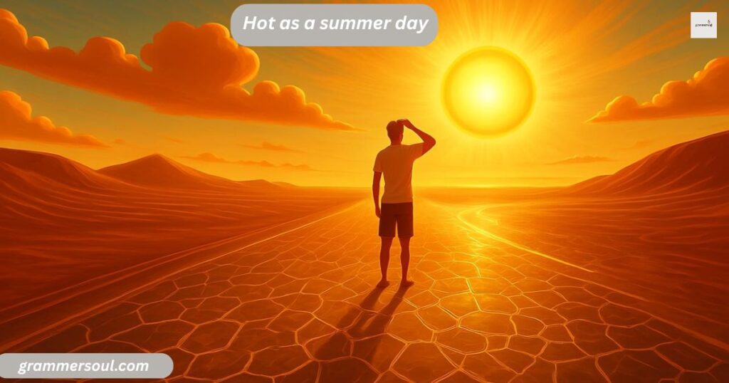 Hot as a summer day