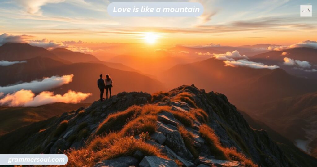 Love is like a mountain
