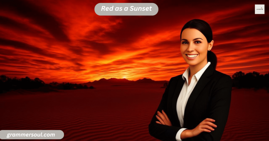 Red as a Sunset