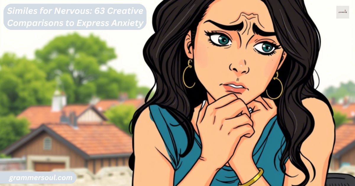 Similes for Nervous: 63 Creative Comparisons to Express Anxiety