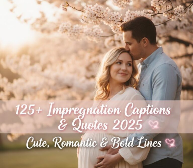 125+ Impregnation Captions & Quotes 2025 💕 | Cute, Romantic & Bold Lines