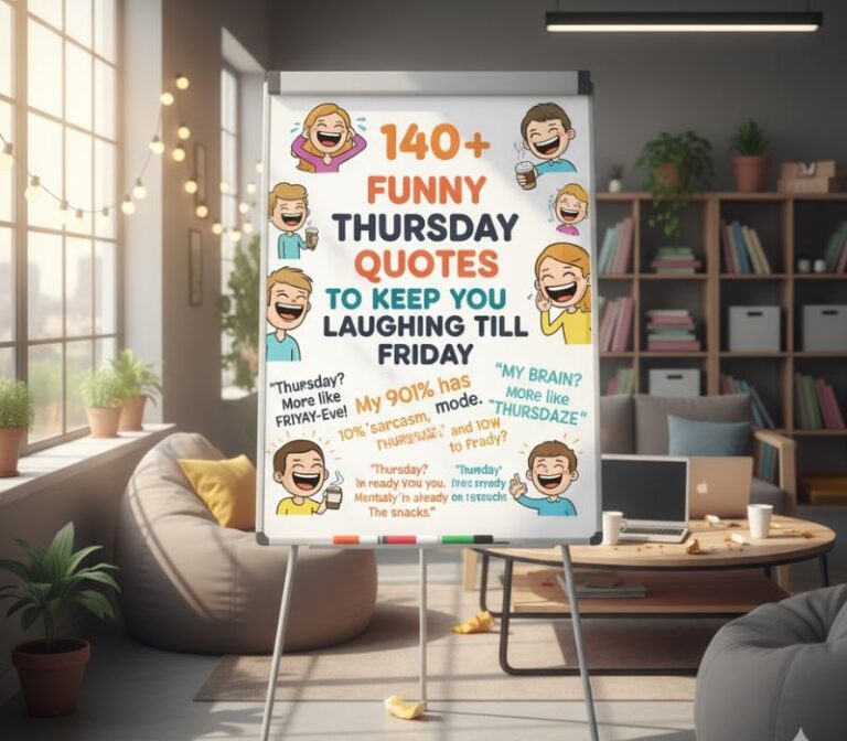 140+ Funny Thursday Quotes to Keep You Laughing Till Friday