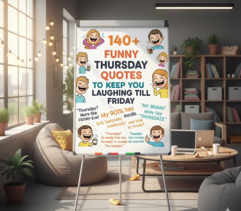 140+ Funny Thursday Quotes to Keep You Laughing Till Friday