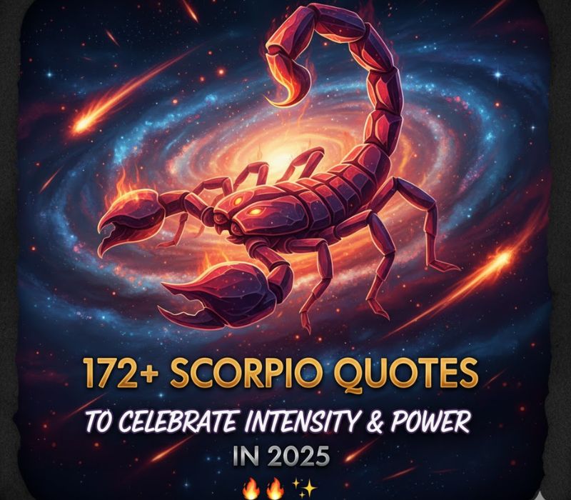 172+ Scorpio Quotes to Celebrate Intensity & Power in 2025 🔥✨