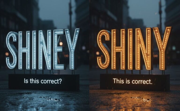 Shiney or Shiny: Which Spelling Is Correct?