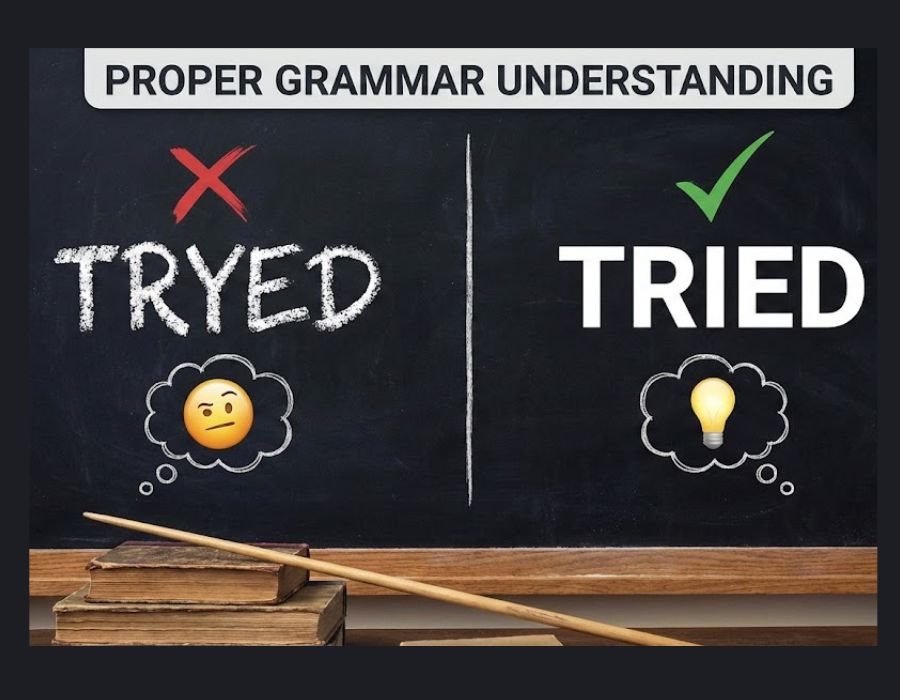 Tryed or Tried: Proper Grammar Understanding